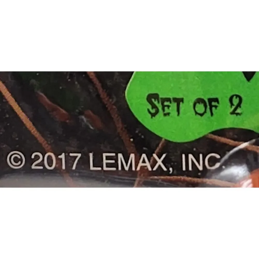 Lemax Spooky Town 2017 Witch Pumpkin Patch Lights, Set of 2 #74217
